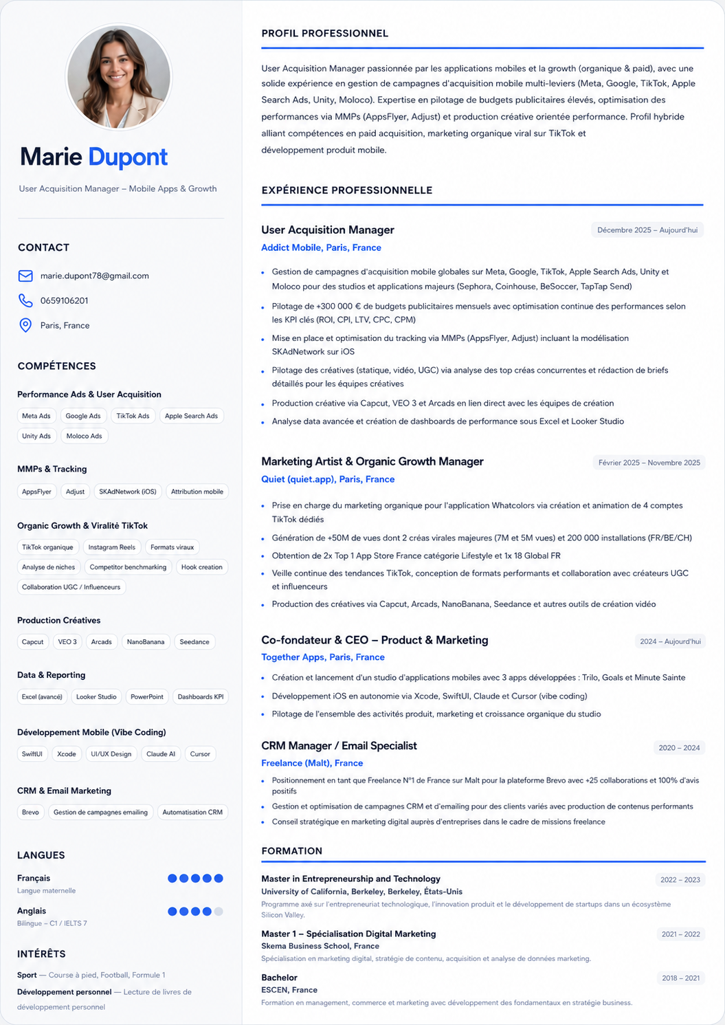 Template CV General